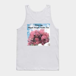 I Love My Royal Purple Smoke Tree #3 Tank Top